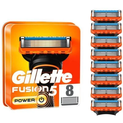 Afbeelding van Gillette Fusion5 Power scheermesje 8 stuk(s) Mannen