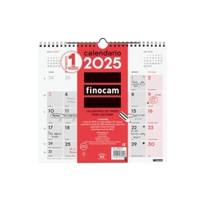 Afbeelding van Muurkalender Finocam Papier 2025 30 x cm