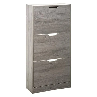 Afbeelding van 5Five Houten schoenenkast Grijs