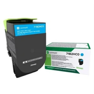 Afbeelding van Lexmark 71B2HC0 Toner Cyaan