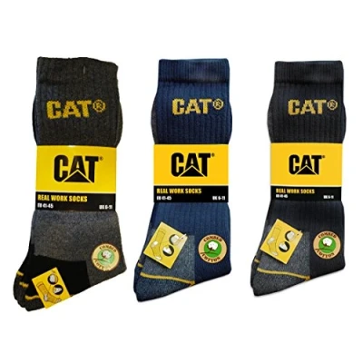 Afbeelding van Cat erpillar Real Work herensokken, 12 paar blauw