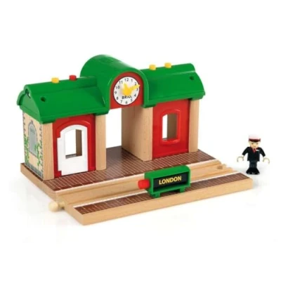 Afbeelding van BRIO Treinstation met Geluidsopname Functie 33578