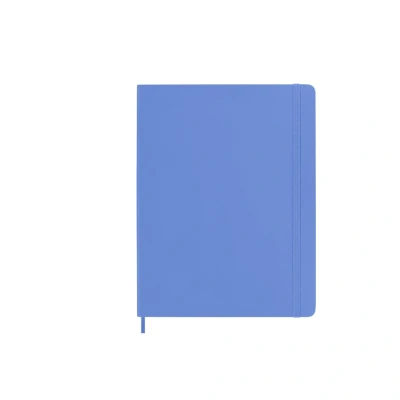 Afbeelding van Notitieboek Moleskine XL 190x250mm blanco soft cover hydrangea blue