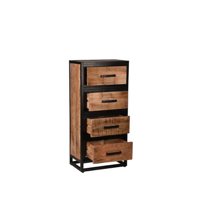 Afbeelding van Tampa ladekast rough mangohout 50 cm