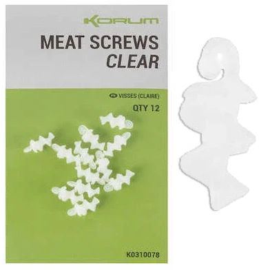 Afbeelding van Korum Meat Screw (12pcs) Kleur : Clear