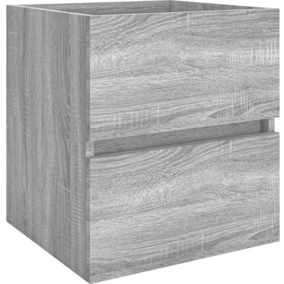 Afbeelding van vidaXL Wastafelkast 41x38,5x45 cm bewerkt hout grijs sonoma eikenkleur