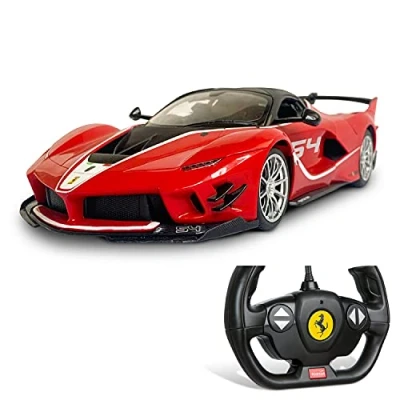 Afbeelding van Politiewagen op Afstandsbediening Mondo Ferrari FXX K Evo Rood 1:14