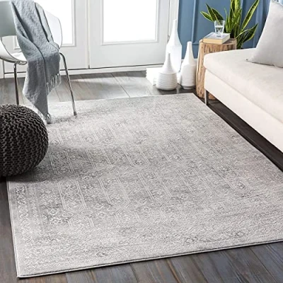 Afbeelding van SURYA Vloerkleed Woonkamer, Slaapkamer Modern Abstract Tapijt MARTINA Beige/Wit 200x275 cm