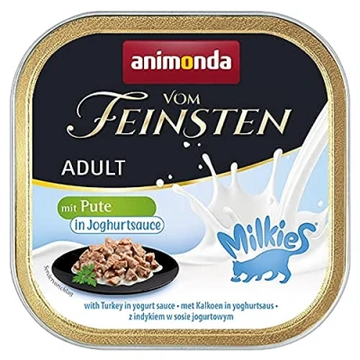 Afbeelding van Voordeelpakket animonda Vom Feinsten Adult Milkies in Saus 32x / 36x 100 g Kalkoen yoghurtsaus (32 x 100g)