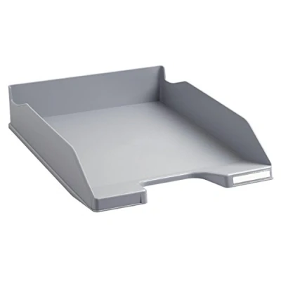Afbeelding van Exacompta Ref. 11341D 1 COMBO MIDI brievenbakje nuttige afmetingen 34 x 25 6,5 cm voor A4+ formaat geschikt 500 vel graniet kleur
