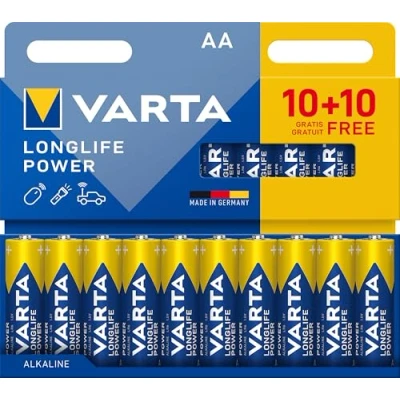 Image de Varta Longlife Power Aa 10+10