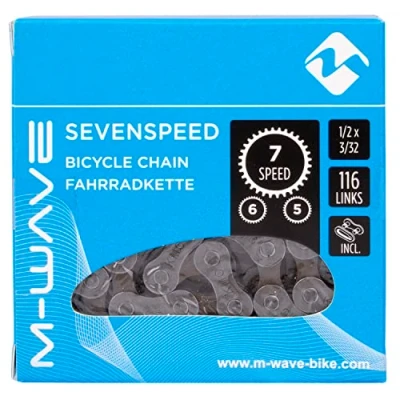 Afbeelding van Ketting 5/6/7 speed M Wave 1/2 x 3/32&quot; 116 schakels
