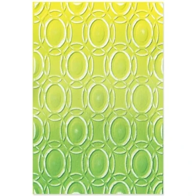 Afbeelding van Sizzix 3D Textured Impressions by Stacey Park Cosmopolitan, Golden Rings (666700)