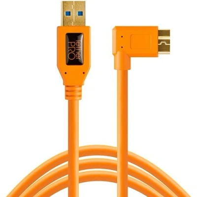 Afbeelding van Tether Tools TetherPro Usb A 3.0 naar Micro Haaks Oranje
