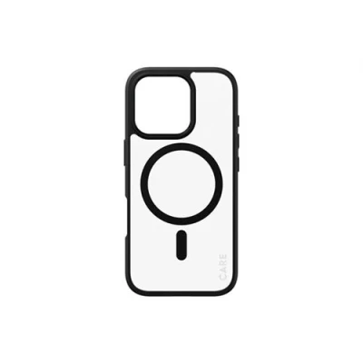 Image de Care Cover Flagship Urban Combat Magsafe Iphone 16 Pro Noir Transparent (1358)