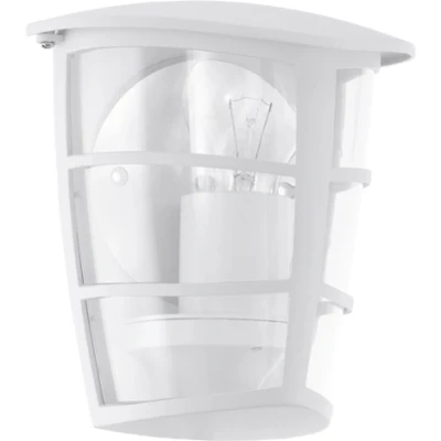 Afbeelding van EGLO Aloria Buitenverlichting Wandlamp 1 Lichts Wit Helder