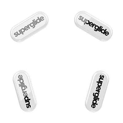 Afbeelding van Superglide snelste en gladste muisvoeten gemaakt van extreem sterk onberispelijk glas, supersnelle gladde duurzame zool voor Logitech G304/305 [wit]