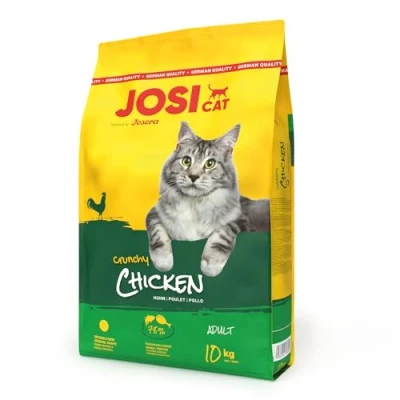 Afbeelding van 8 + 2 kg gratis! 10 Josera JosiCat droogvoer Crunchy Kip