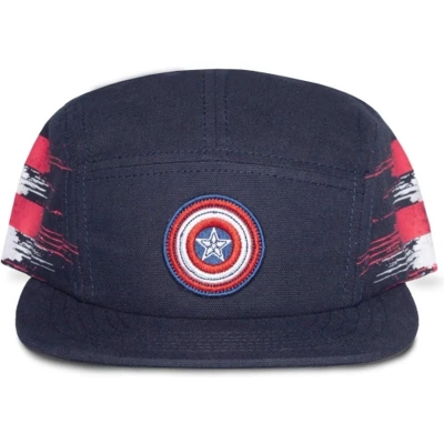 Afbeelding van Marvel Captain America Shield 6 Panel Snapback Pet Zwart