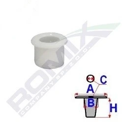 Afbeelding van ROMIX C60763 Clip MERCEDES BENZ: 190, Vito Van, E Class Saloon