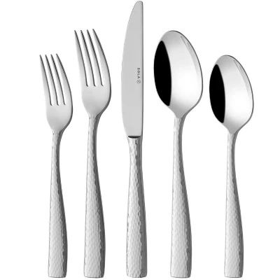 Afbeelding van Sola Bestekset Aura 12 Persoons Signature 100 delig Vaatwasserbestendig Zilverwit Edelstaal 18/10 RVS Zilver