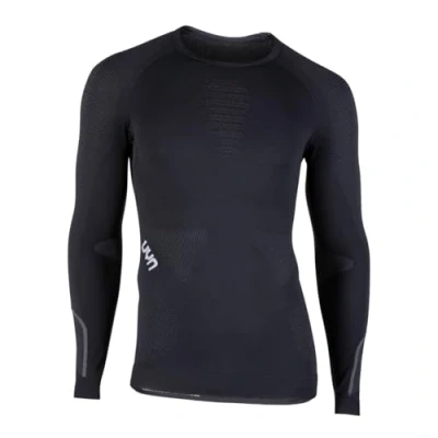 Afbeelding van UYN Bluse Ambityon UW Longsleeve, Heren, Maat: L/XL, Blackboard/black/white