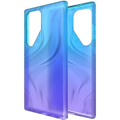Afbeelding van ZAGG Milan Hoesje Geschikt voor Samsung S24 Ultra Gerecycled Graphene Deep Aurora