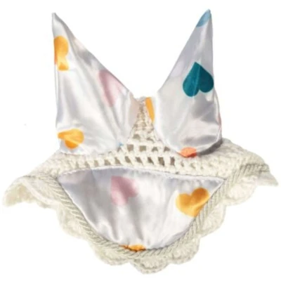 Afbeelding van HKM Hobby Horse oornetje wit met hartjes