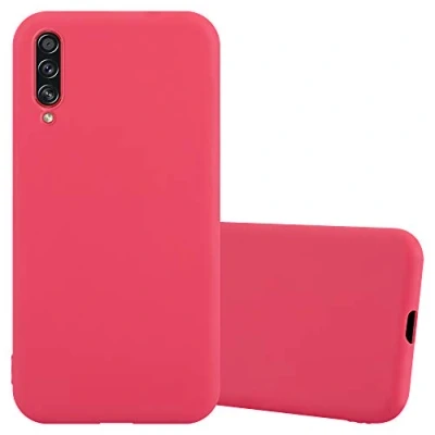 Afbeelding van Cadorabo Hoesje geschikt voor Samsung Galaxy A70 / A70s in CANDY ROOD Beschermhoes gemaakt van flexibel TPU silicone Case Cover