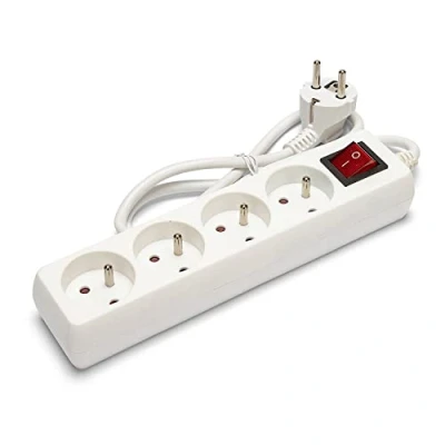 Image de Velamp MULTIP FR I 4 Bloc prises 10/16A + Interrupteur 3G1mm2