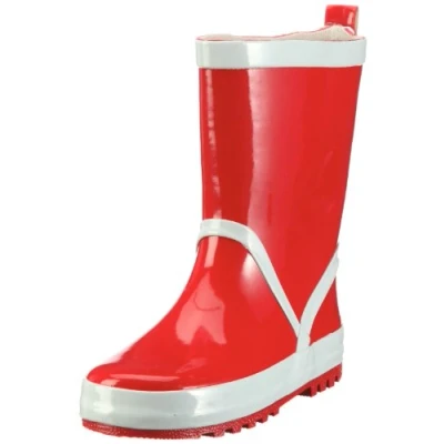 Afbeelding van Playshoes Unisex Regenlaarzen voor kinderen, Maat: 28 29, Rot Natuurrubber