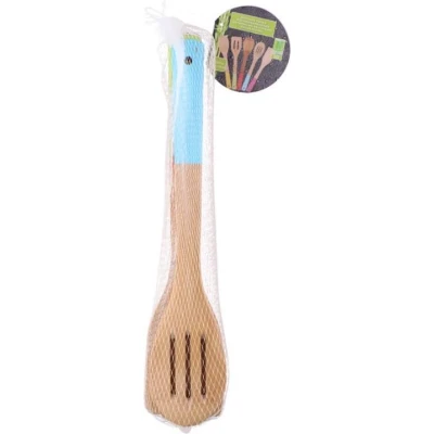 Afbeelding van Bamboe Spatelset 5 delig Keukenaccessoires Multicolor
