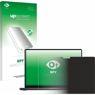 Afbeelding van upscreen privacy screenprotector voor Apple MacBook Pro 14&quot; M3 (2023) Folie Beschermfolie Blauwlichtfilter