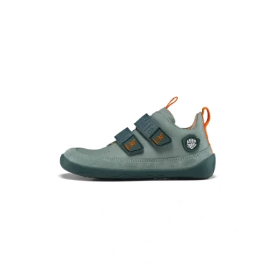Afbeelding van Affenzahn Chaussures pieds nus Buddy en cuir avec fermeture Velcro Souple Antidérapantes Réfléchissantes Pour garçons et filles Taille 21 32, Lapin menthe, 25 EU