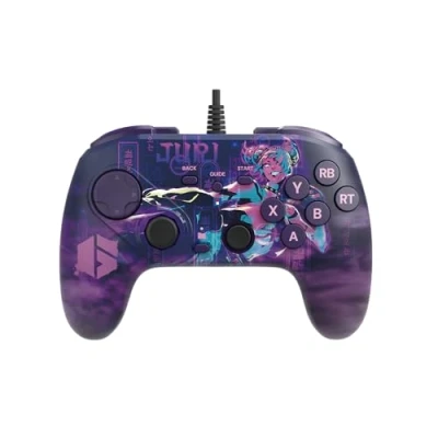 Afbeelding van HORI Fighting Commander OCTA (Street Fighter 6 Juri Edition) voor Windows pc Bekabelde toernooicontroller Officiële Capcom licentie