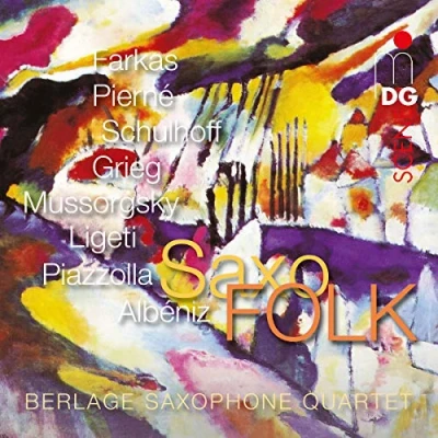 Afbeelding van Berlage Saxophone Quartet Saxofolk (Super Audio CD)