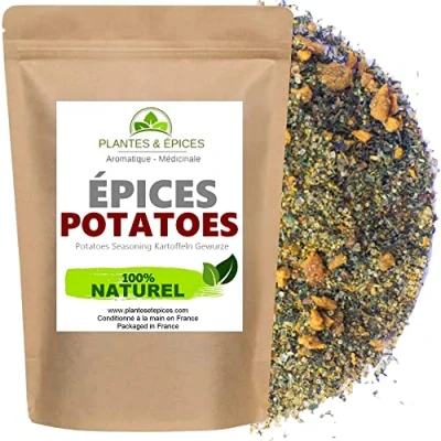 Image de Plantes &amp; Epices Mélange Mix BIO pour assaisonnement Pomme de Terre Potatoes 200g Sachet Fraîcheur Biodégradable Refermable