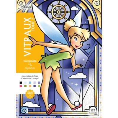 Afbeelding van COLORIAGES MYSTERES DISNEY VITRAUX,2