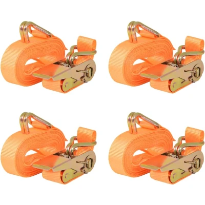 Afbeelding van Spanbanden 0,4 ton 6mx25mm oranje 4 st
