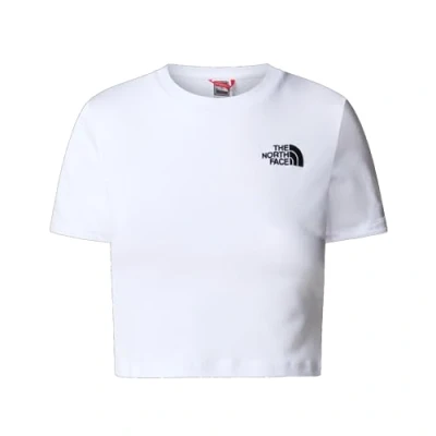Afbeelding van The North Face CROP TEE Tshirt basic, Dames, Maat: XL, White