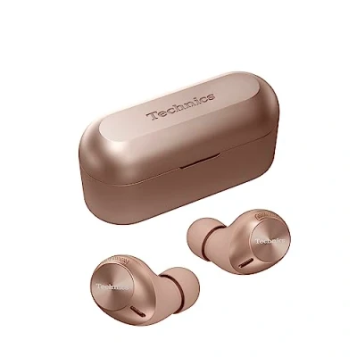 Afbeelding van Technics EAH AZ40M2EN Draadloze hoofdtelefoon met ruisonderdrukking, Bluetooth Multipoint 3 apparaten, comfortabele in ear hoofdtelefoon, geïntegreerde microfoon, roségoud