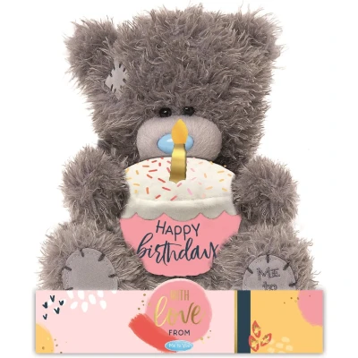 Afbeelding van Me to You Knuffel Beer M7 Happy Birthday Cupcake