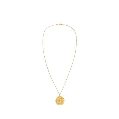 Afbeelding van Elli Zodiac SIGN FISH Ketting goldcoloured, Dames, Maat: 45, Gold coloured