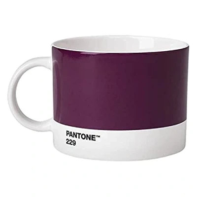 Afbeelding van Pantone Theekop en schotel Bone China Aubergine 229 C