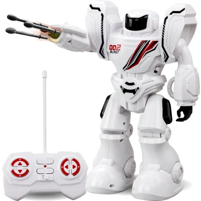 Afbeelding van Robo Blast One wit RC Robot met schietende vuist