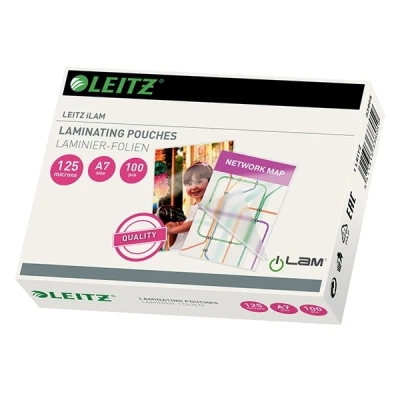 Image de Pochettes de plastificationà chaud A7, 125 micron Leitz