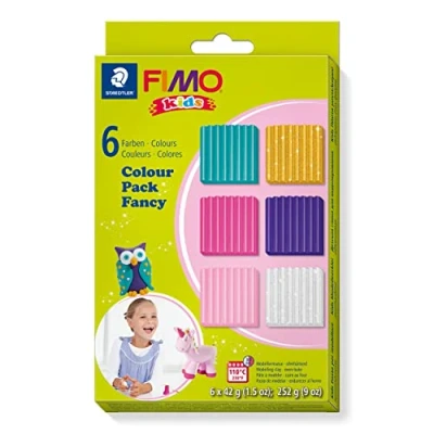 Image de Pâte Fimo Kids Kit 6 couleurs fille 8032.02