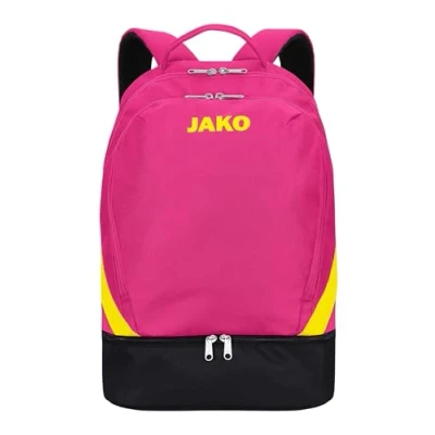 Afbeelding van JAKO Rugzak Iconic rood/wijnrood 0 pink/zwart/fluogeel /