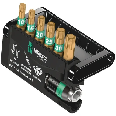 Afbeelding van Wera 7 delige bitset Bit Check TX Diamond 1