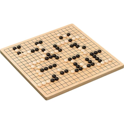 Afbeelding van Go: Houten Set (NL/EN/FR/DE)